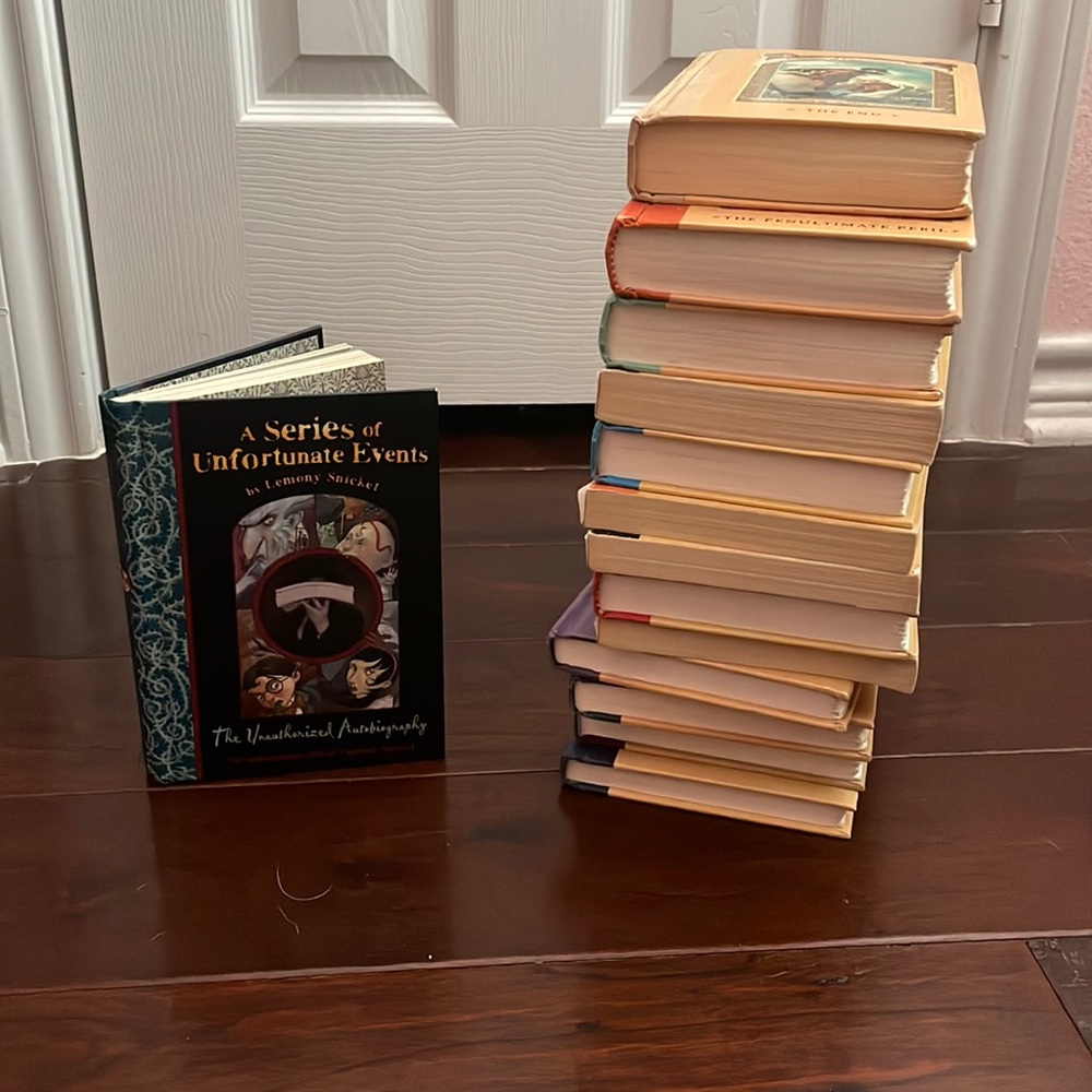 Series of Unfortunate Events full series and Autobiography by Lemony Snicket